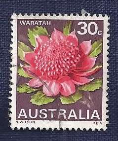 Australia.1968 .Flowers  30c    Waratah, New South Wales