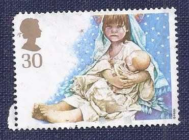 Britain.1994.Christmas - Mary with Doll 30P