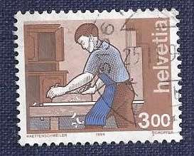 Switzerland.1994 .Definitive Issue  300    Carpenter