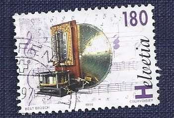 Switzerland.1996 .Music Boxes  180    Phonograph of the Type Kalliope