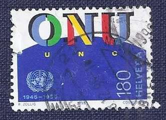 Switzerland.1995 .Anniversaries   50th Anniversary of United Nations  180