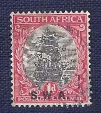 SWA .1930 .South Africa Postage Stamps Overprinted `S.W.A.` 1d English