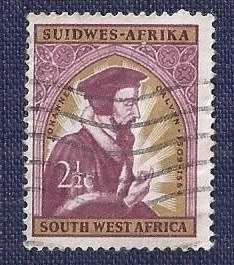 SWA .1964 .400th Anniversary of the Death of Johann Calvin, 1509-1564  2½c