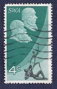 SWA .1971 .10th Anniversary of South African Republic  4c