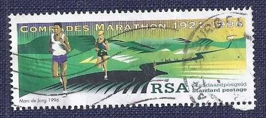 RSA.1996 .The 75th Anniversary of Comrades Marathon  60c