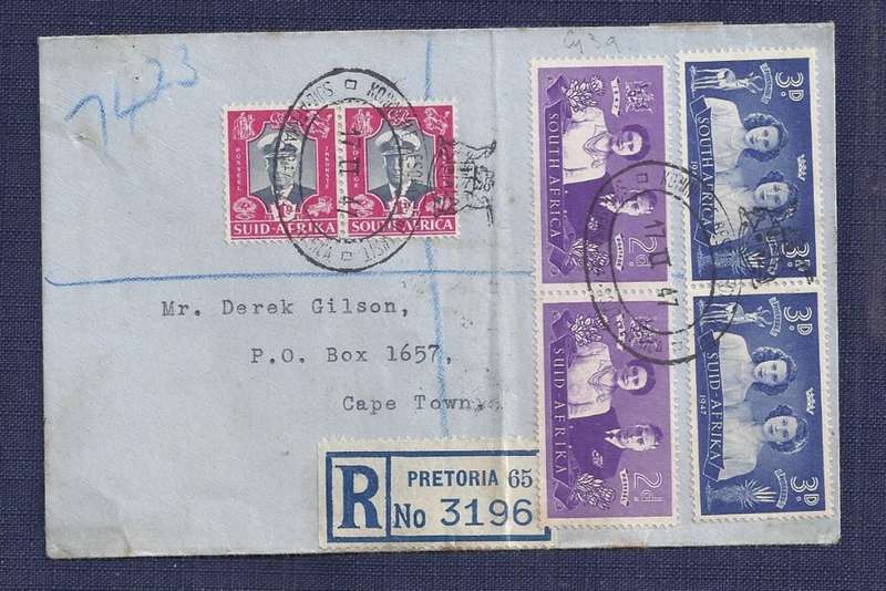 Union of South Africa .1947 .Royal Visit  first day cancellation