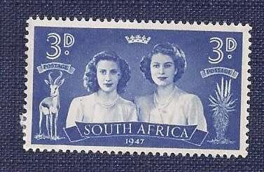 Union of S. A.1947 .Royal Visit 3d mint English