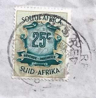 RSA Revenue .1969 .Coat of Arms - 25c