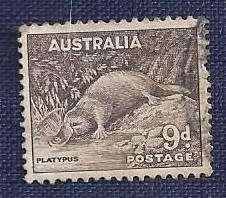 Australia.1938 .Definitives  9    Platypus