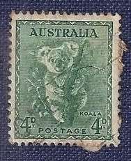 Australia.1938 .Definitives  4d     Koala