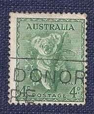 Australia.1938 .Definitives  4d     Koala
