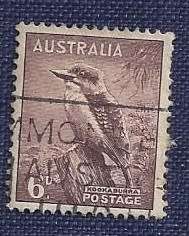Australia.1938 .Definitives  6d    Kookaburra