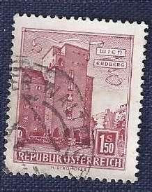 Austria.1958 .Architectural Monuments in Austria 1,50s   Housing Rabenhof, Vienna-Erdberg