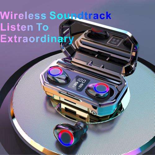 *Clearance sale* M12 TWS Bluetooth Earbuds WIth 2000mAh Powerbank