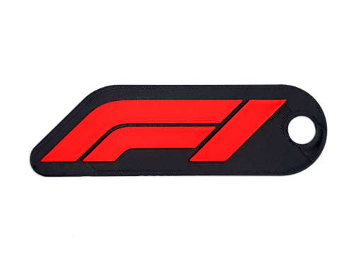 F1 Keychain 3D Printed