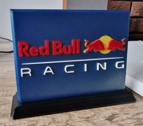 *Last One* Redbull F1 Logo - 3D Printed