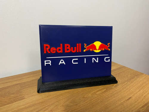 *Last One* Redbull F1 Logo - 3D Printed