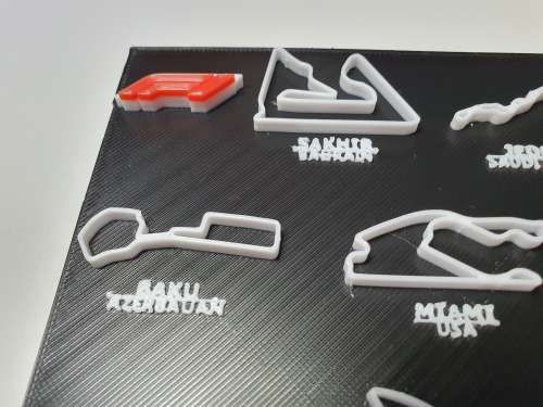 Formula 1 2023 Calendar - 3D Printed