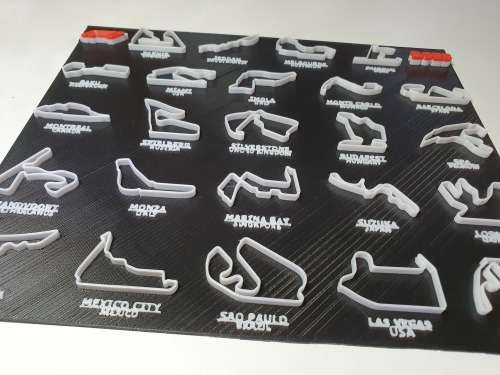 Formula 1 2023 Calendar - 3D Printed