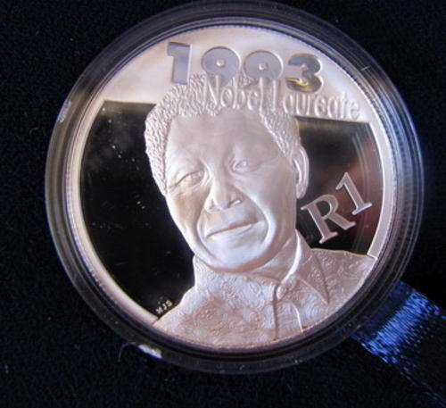 2007 NELSON MANDELA SILVER R1 PROOF - SEALED