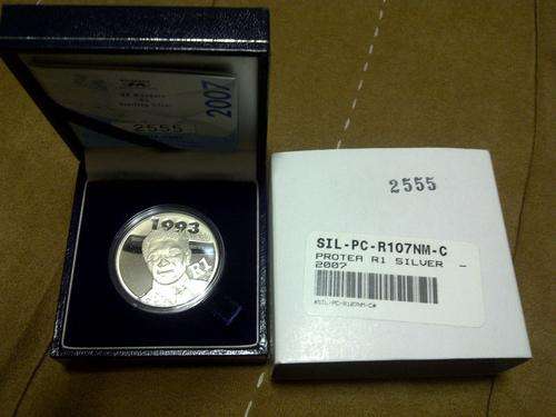 2007 Silver R1 Proof Mandela