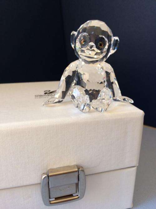 Swarovski figurine~ Chimpanzee