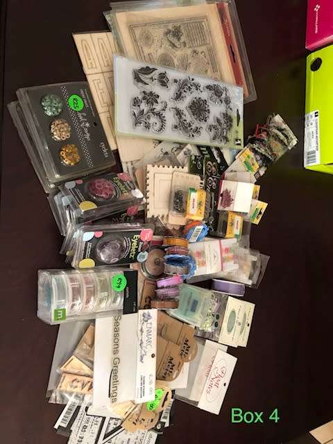 Scrapbooking - brads, eyelets, jelly stamps etc
