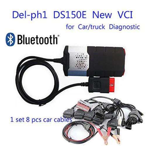 Delphi Ds150e & 8 pc CAR Adaptor Cables