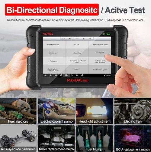 Autel Maxidas DS808 - Advanced Diagnostic Scanner (Coding and Component Testing)