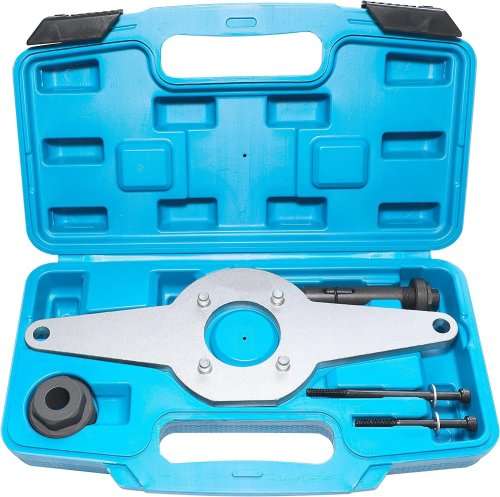 Vibration Damper Pully Holding Removal Install Tool for Audi Skoda VW 1.8 2.0 4V TFSi