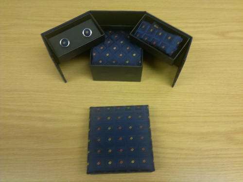 Mens TIe Box Set-blue