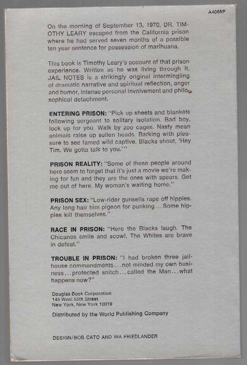 Jail Notes  --  Timothy Leary