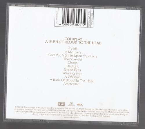 Coldplay : A Rush Of Blood To The Head (CD)