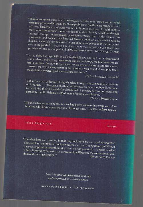 Meeting the Expectations of the Land: Essays in Sustainable Agriculture and Stewardship