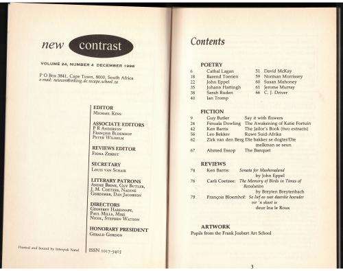 New Contrast 96 - Volume 24, Number 4, December 1996