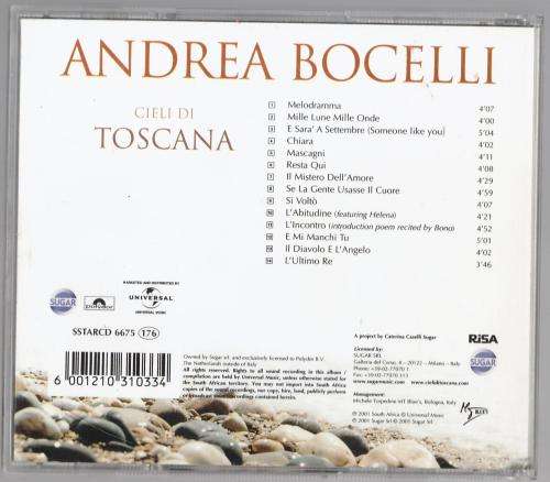 Andrea Bocelli : Cieli Di Toscana (CD)
