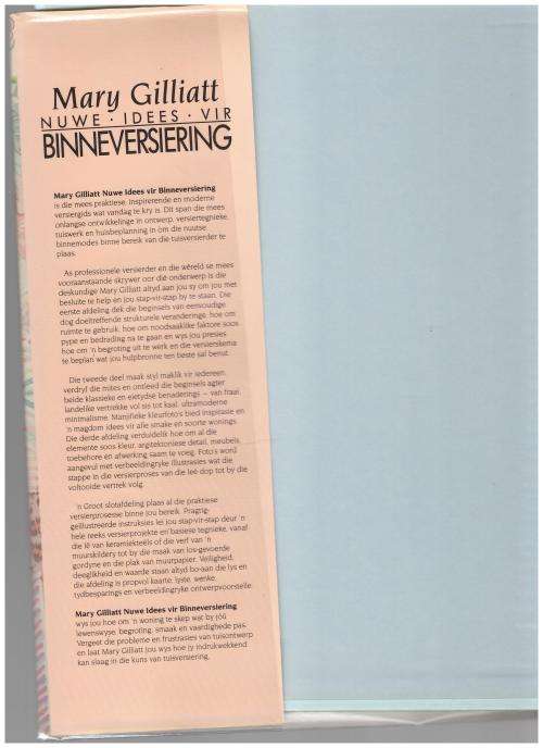 Nuwe Idees Vir Binneversiering -- Mary Gilliatt