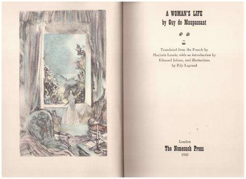 Une Vie: A Woman`s Life   --  Guy de Maupassant