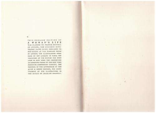 Une Vie: A Woman`s Life   --  Guy de Maupassant