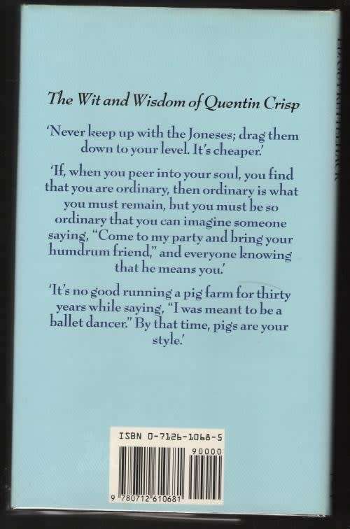 The Wit and Wisdom of Quentin Crisp