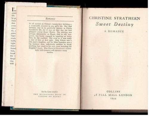 Sweet Destiny: A Romance - Christine Strathern