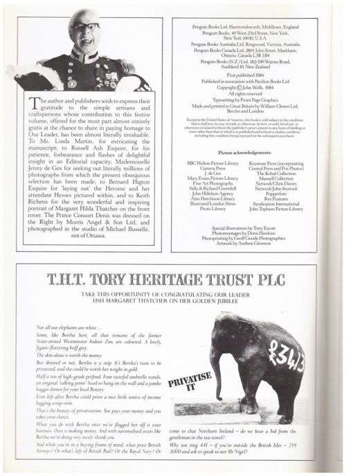 Fifty Glorious Years: Margaret Thatcher- A Festive Tribute -- John Wells