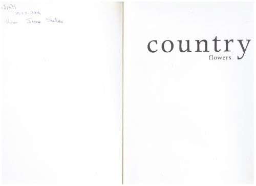 Country Flowers -- Chris Jones