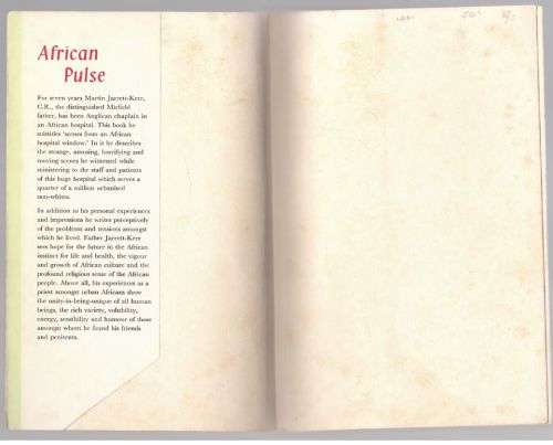 African Pulse - Scenes from an African Hospital Window -- Martin Jarrett-Kerr