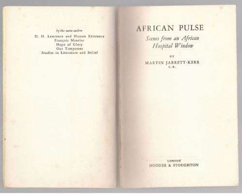 African Pulse - Scenes from an African Hospital Window -- Martin Jarrett-Kerr
