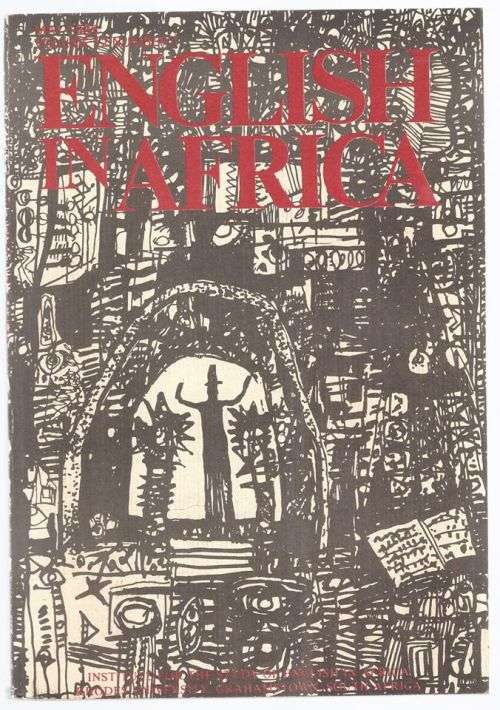 English in Africa, Volume 12, Number 1, May 1985