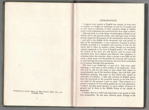 English Verse -- Neville Nuttall [Editor]