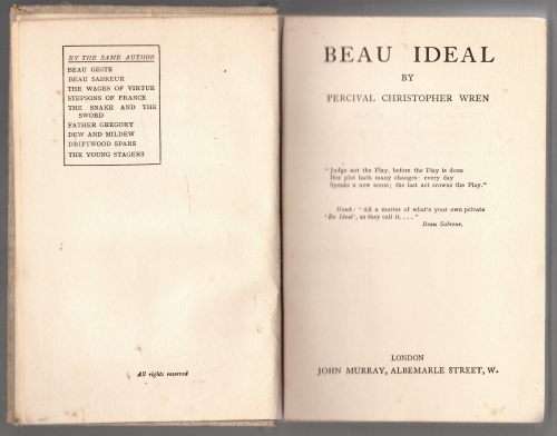 Beau Ideal -- P. C. Wren