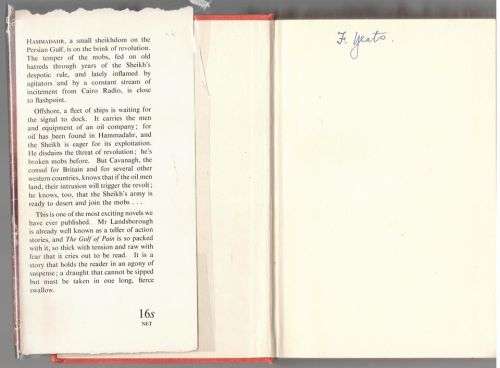 The Gulf of Pain -- Gordon Landsborough 1st edition