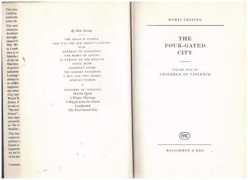 The Four-Gated City -- Doris Lessing